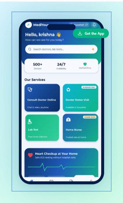 MediYour mobile app preview